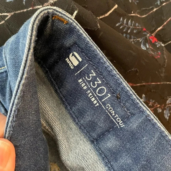 G  star raw - 3301 contour high skinny jeans 26 - Picture 10 of 11